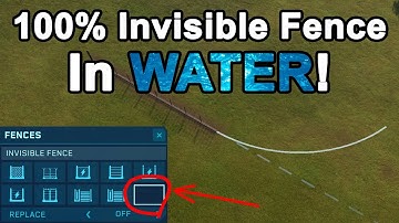 JWE: How To Place Invisible Fences In Water (EPPF)