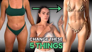 Why You’re Not Losing Fat & Building Muscle Tone (Fix These 5 Things!)
