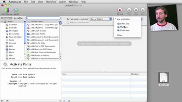 Using Automator to Create Services (MacMost Now 429)