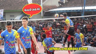 Dimas Saputra coba Variasi QUICK SPIKE, Umpan Manja khas DICKY AR berhasil hasilkan Spike Bawah Net