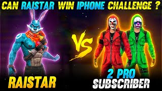 Raistar VS 2 Pro Subscriber Can Raistar Win Iphone Challenge?