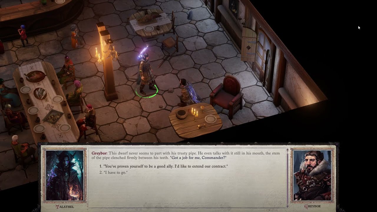 Pathfinder: Wrath Of The Righteous - Greybor funny animation glitch :D