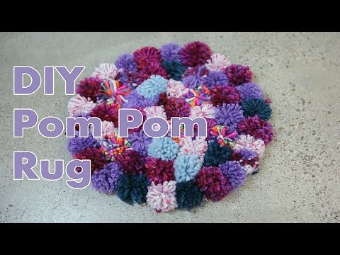 Video: This Pom Pom Rug Will Make Your Feet Feel Like They Are On Cloud Nine