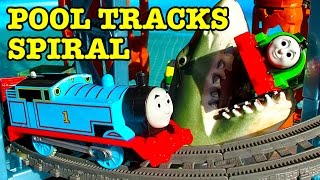 Thomas Tank Trackmaster Titanic Pool Tracks Spiral How To Make