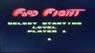 Food Fight Atari 7800 Gameplay