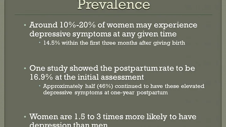 Maternal Depression Research Brief