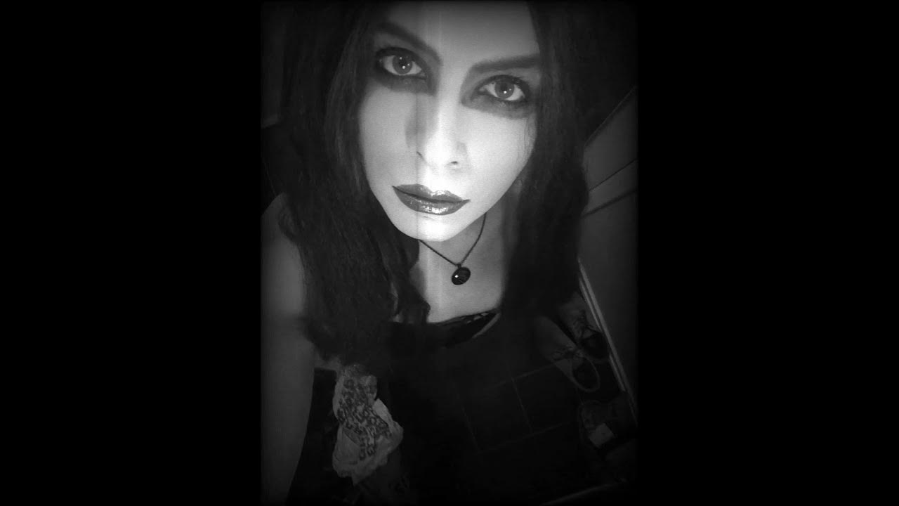 Gothic thick crossdresser queen is expressing the beauty of melancholy ...