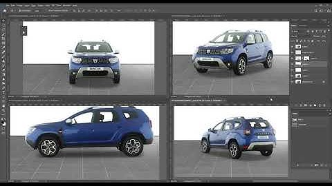 Car Background Replacement and Retouching in Adobe Photoshop Tutorial