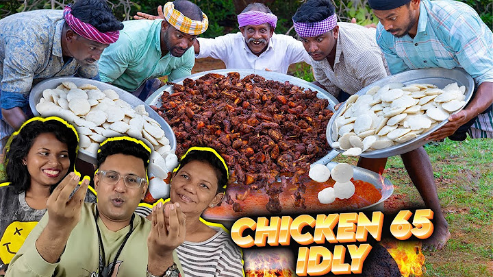 CHICKEN 65 IDLI 🤤😋 Reaction | Ramstk Family