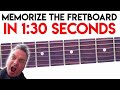 How To Learn The Notes On A Guitar Fretboard - Memorize The Fretboard