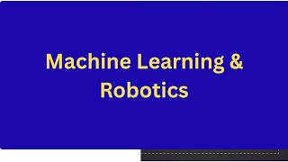 Information Technology Grade 11 Unit 2: Machine Learning and Robotics