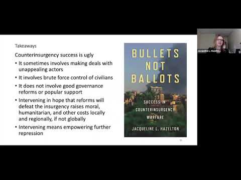 Bullets Not Ballots: Success in Counterinsurgency Warfare