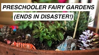 FAIRY GARDENS END IN DISASTER! (Tu Bishvat Craft COLLAB WITH ERICA TERRY)