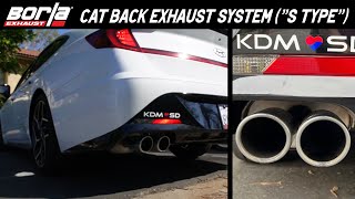 Borla Exhaust System  Hyundai Sonata N Line (DN8)