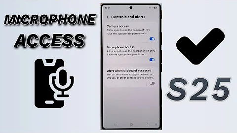 🎤 How to Enable/Disable Microphone Access | Galaxy S25/S25+/Ultra 🔒