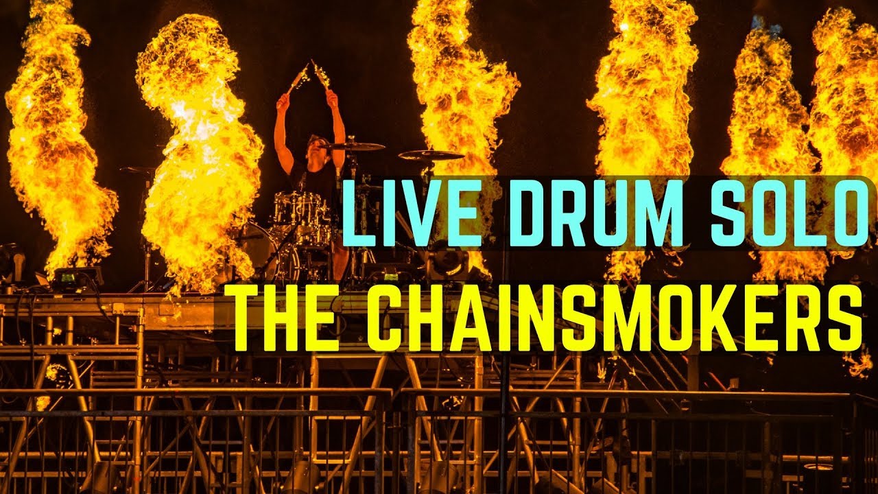 LIVE DRUM SOLO WITH FIRE - Ultra Music Festival 2018 | Matt McGuire