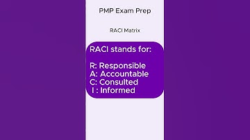 RACI Matrix - PMP