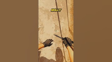 B SITE CLUTCH MOLLY ON MIRAGE #shorts #cs2