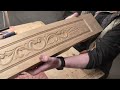 How to make end steps wood carving