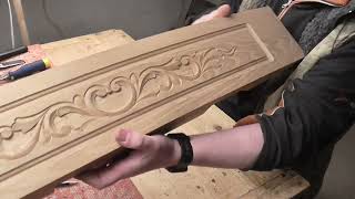 How to make end steps, wood carving