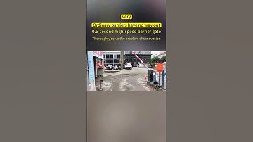 0.6 seconds fast track gate, completely solve the problem of trailing and evasion