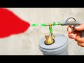 How to Make BIG Air Paint Spray Gun DIY