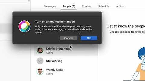 WebEx Teams: Moderated Spaces and Using Announcement Mode
