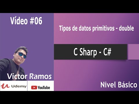 06 - Tipos de datos primitivos - double | C# C Sharp - Nivel Básico