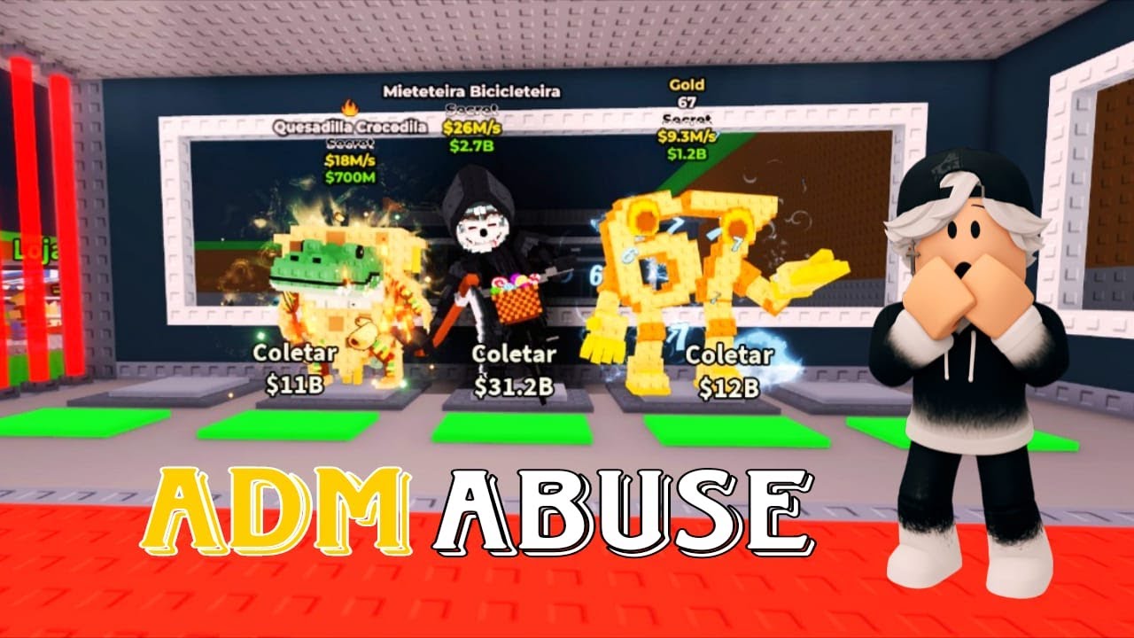 😎ESSA UPDATE FOI INSANA NO ROUBE UM BRAINROT