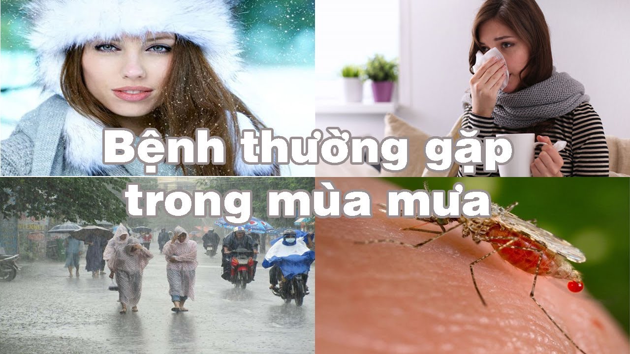 Mùa mưa với cách phòng ngừa các bệnh thường gặp trong mùa mưa