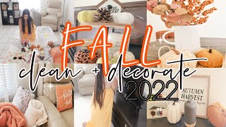 FALL CLEAN AND DECORATE WITH ME 2022 || FALL DECORATE WITH ME