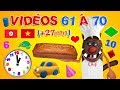 Foufou - Apprendre aux enfants tout en s'amusant (Learn with Fun For Kids - Videos 61-70) 4k