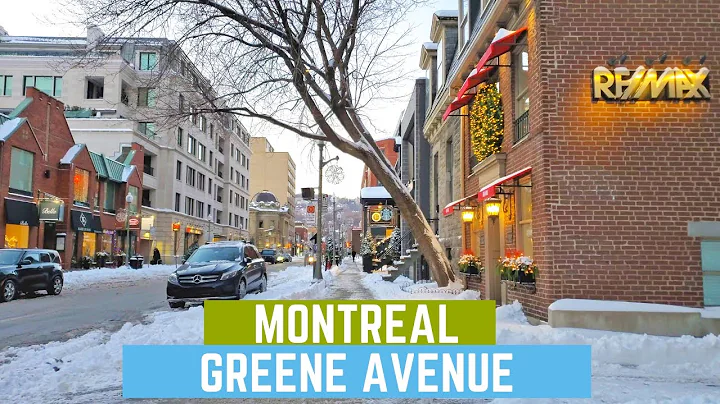 Evening Walk in Downtown Montreal (Sainte-Catherin...