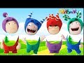 Oddbods Wrong Heads Finger Family Song 毛毛頭 Surprise Toys Cartoon