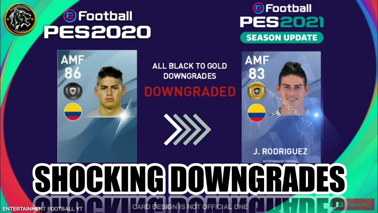 SHOCKING BLACK TO GOLD DOWNGRADES PES 2021 || PC & CONSOLE