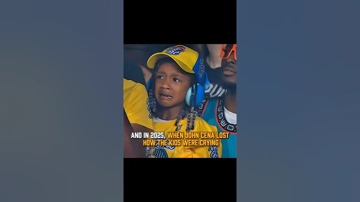 John Cena made the kids cry 😔                                              #johncena #wwe #shorts