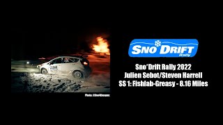 Sno*Drift Rally 2022 SS1 - Sebot/Harrell (Stuck) screenshot 1
