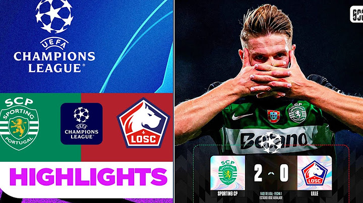 Sporting vs Lille (2-0) Highlights | UCL 2024 | Sporting Lisbon CP - LOSC Lille | Zeno Debast Goal