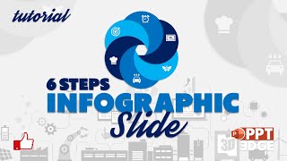 6 Steps Infographic Slide Design in PowerPoint | PPT EDGE  #powerpoint #ppt