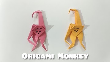Origami Monkey | Paper Monkey | Origami Craft Ideas