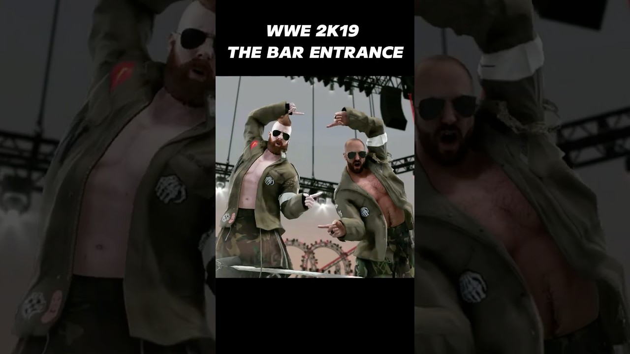 WWE 2K19 – The Bar Entrance! 💥 Sheamus & Cesaro Dominate the Tag Team Division