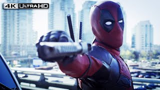 Deadpool 4K Hdr | Highway Fight Scene 2/2 - Counting Bullets
