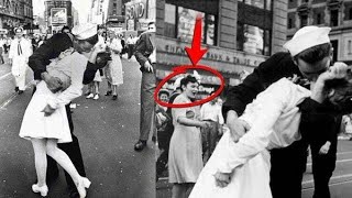 V-J day in times square - Sailor kissing girl - World war II - Brave heroic
