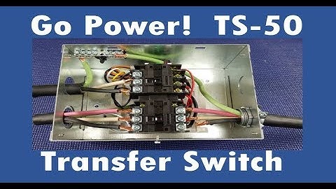 Go Power TS-50 Transfer Switch