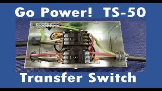 Go Power TS-50 Transfer Switch - YouTube Power Wheels Wiring Schematic Diagram YouTube