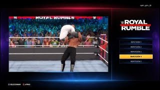 WWE 2K23 FULL MATCH ROYAL RUMBLE BINHA ELDER VS T-BAR LAST STANDING MAN