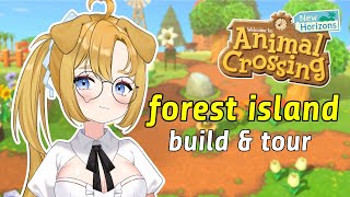 [Animal Crossing: New Horizons] Forestcore Island Build \& Showcase