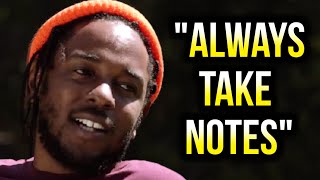 Kendrick Lamar Teaches How To Start Writing A Rap (Kendrick Writing Process)