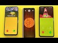Incoming Calls Sponge Bob And Patrick Samsung Z Fold 5G vs Redmi Not 10S vs Galaxy A72