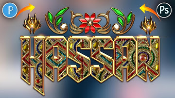 How to make golden colour Glass font Editing On android | Glass font Editing | Pstouch Editing #pc